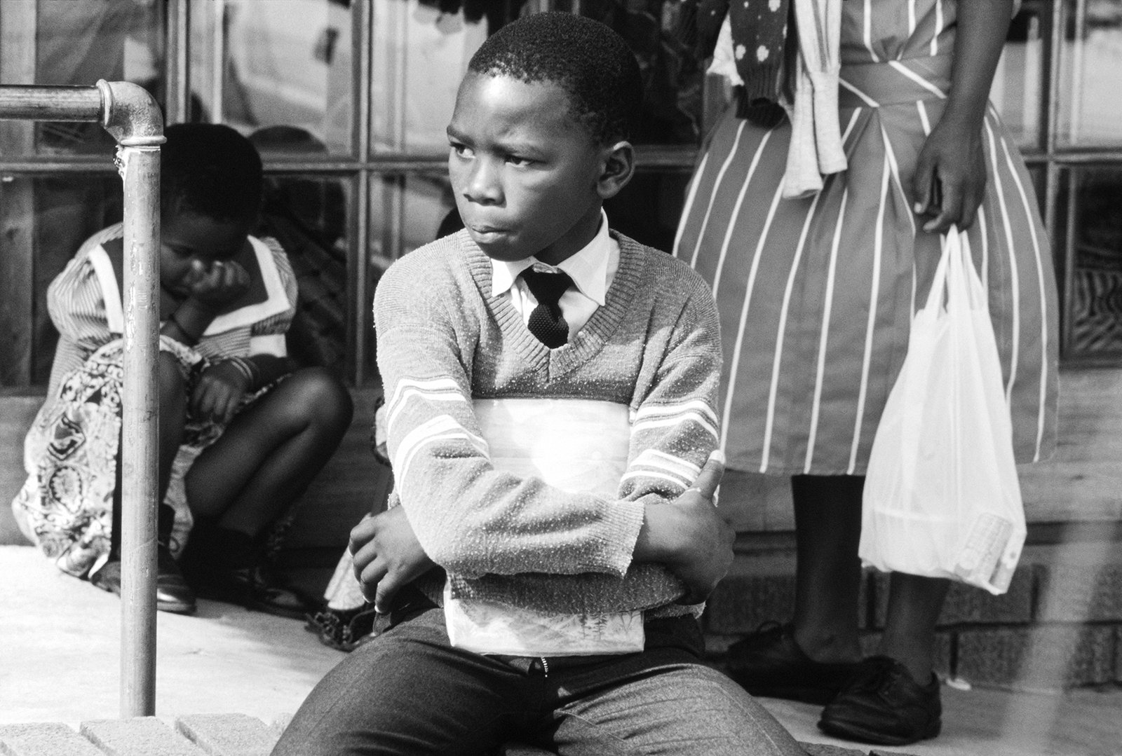 Menino Africano Estudante do Zimbabue, 1989